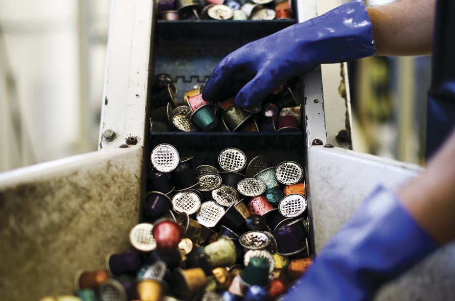 Reciclagem de cápsulas Nespresso gera alimento em Portugal