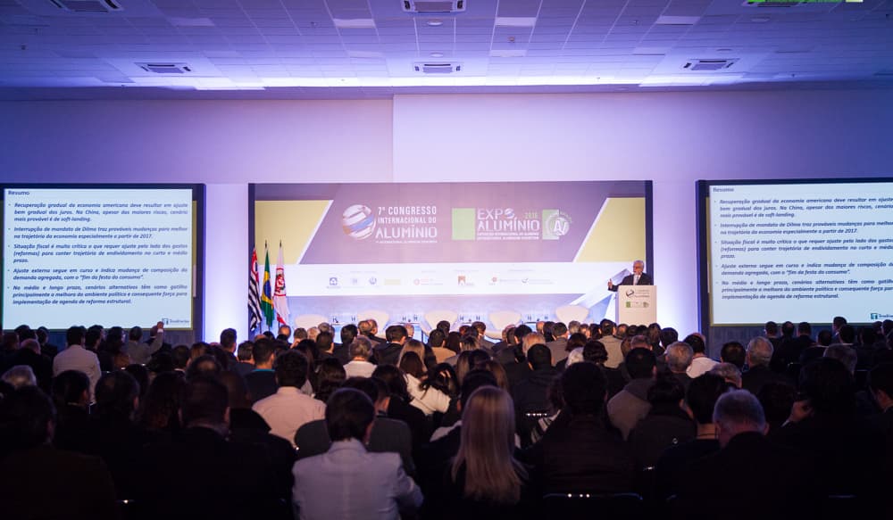 Confira a programação completa do Congresso Internacional do Alumínio