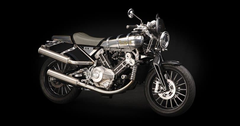 Versão da icônica motocicleta SS100 traz liga de alumínio na estrutura