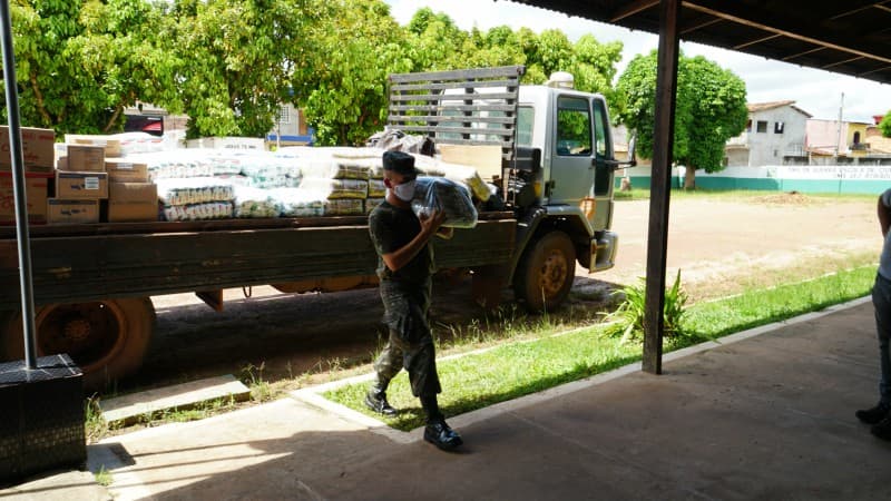 Alubar doa alimentos e itens de proteção e saúde no Pará