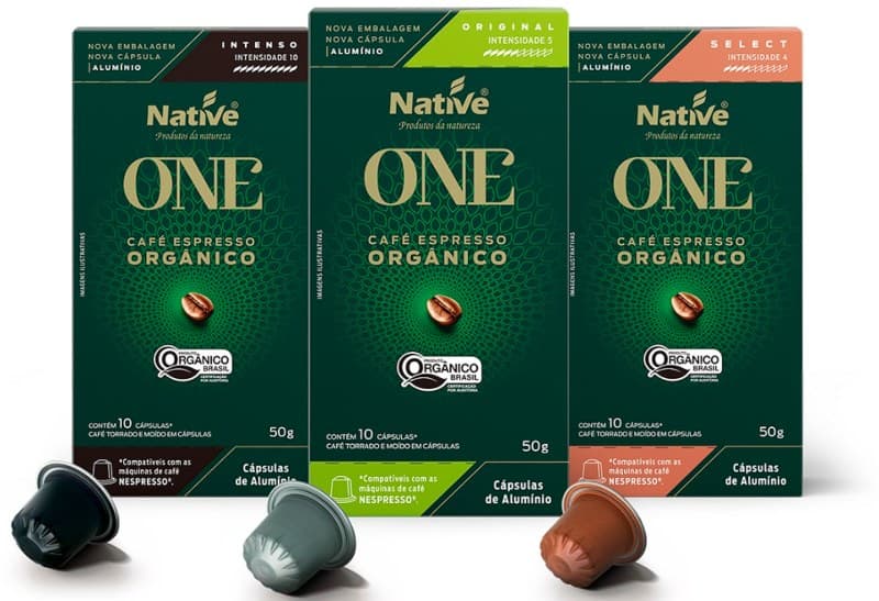 Linha Native One de café expresso ganha novas cápsulas de alumínio