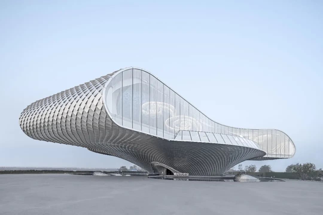 Museu de Arte na China é revestido por 13 mil peças de alumínio