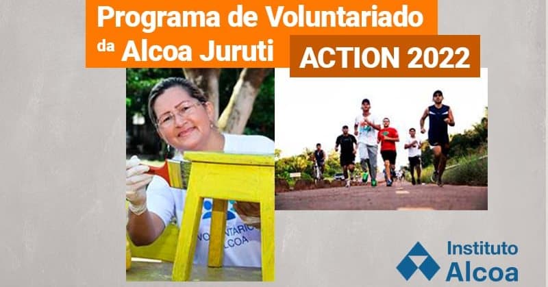 Alcoa Juruti abre inscrições para o programa de voluntariado