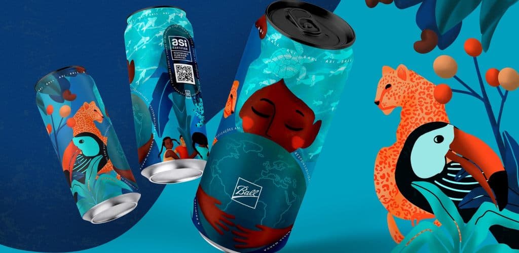 Ball lança primeiras latas de alumínio com certificação ASI das Américas