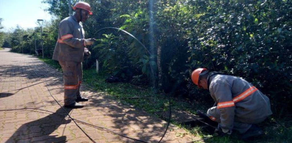 Prefeitura de Novo Hamburgo (RS) investe em fiação de alumínio em parque para conter vandalismo