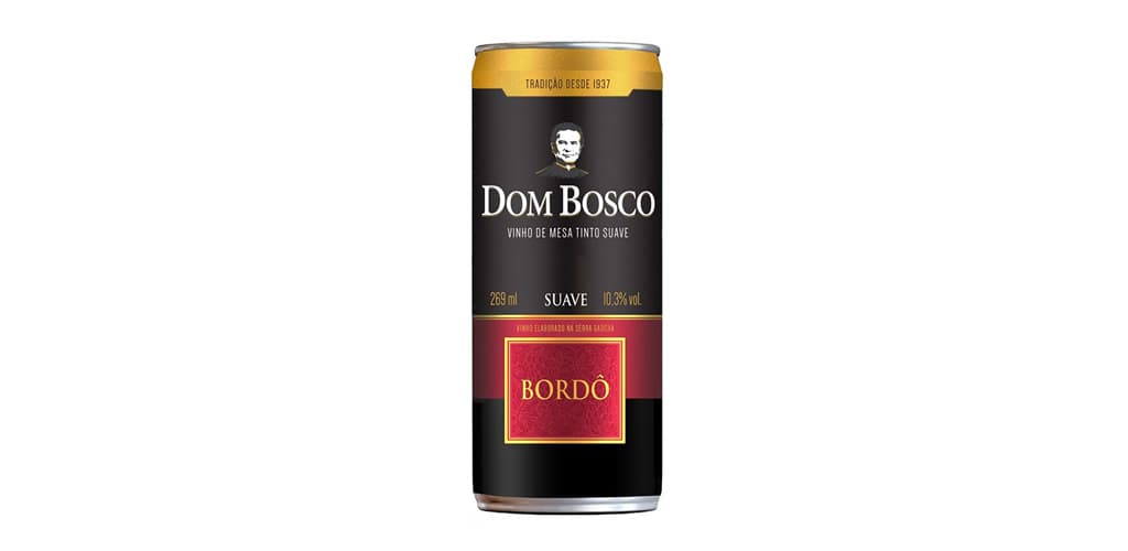 Dom Bosco lança vinho em lata de alumínio