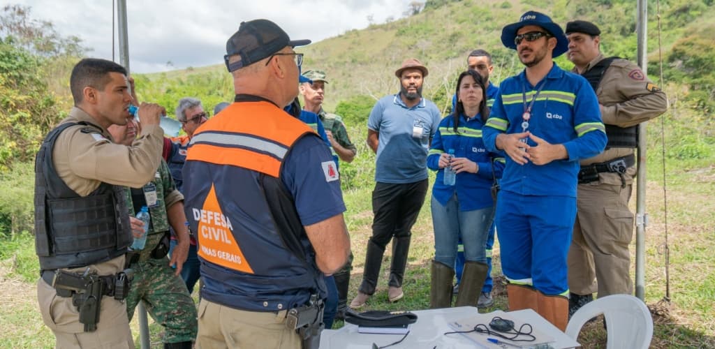 População da Zona da Mata mineira participa de simulados de emergência da CBA