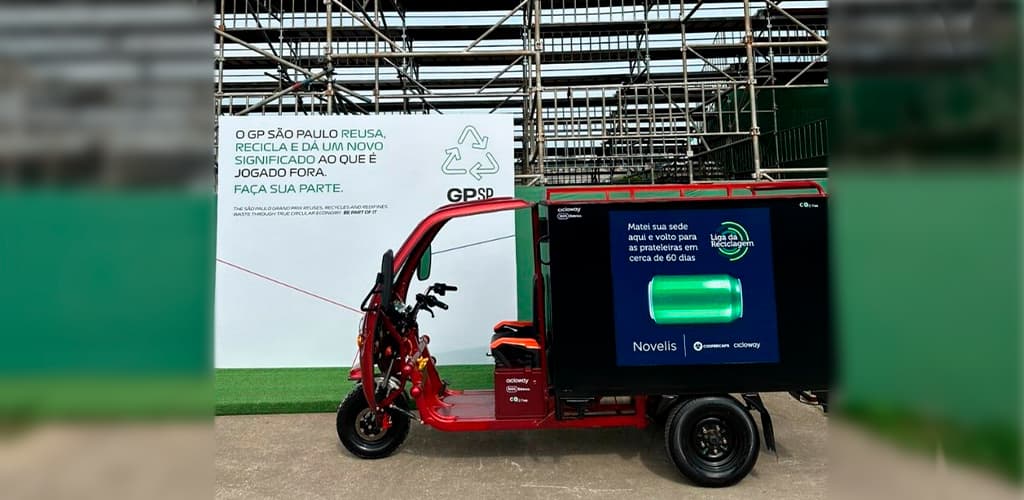 Novelis e Coopercaps reciclam 6 mil t de latinhas consumidas no Grande Prêmio do Brasil de Fórmula 1