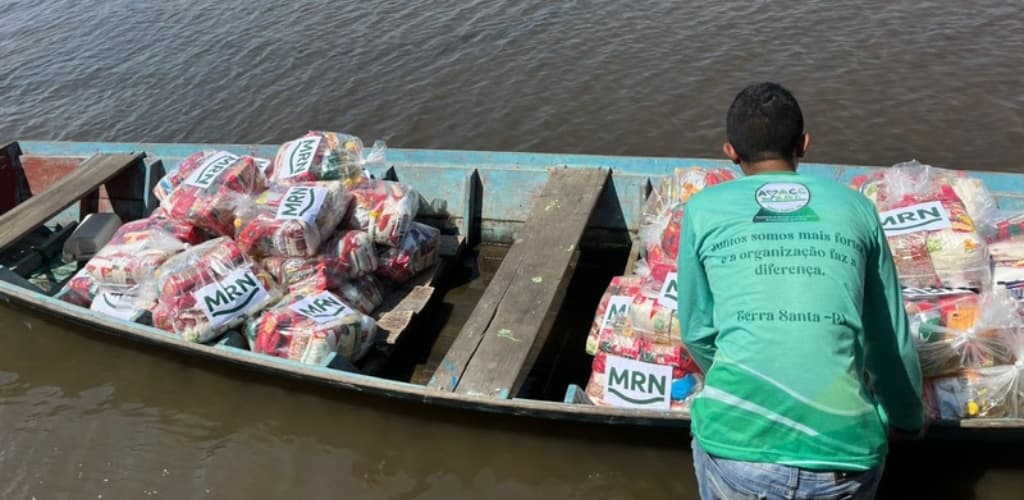 Seca no Pará: MRN leva ajuda humanitária a comunidades do Oeste do Estado