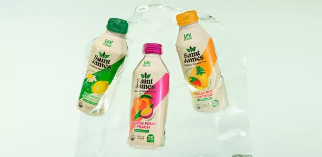 Saint James lança linha de chás gelados em garrafas de alumínio
