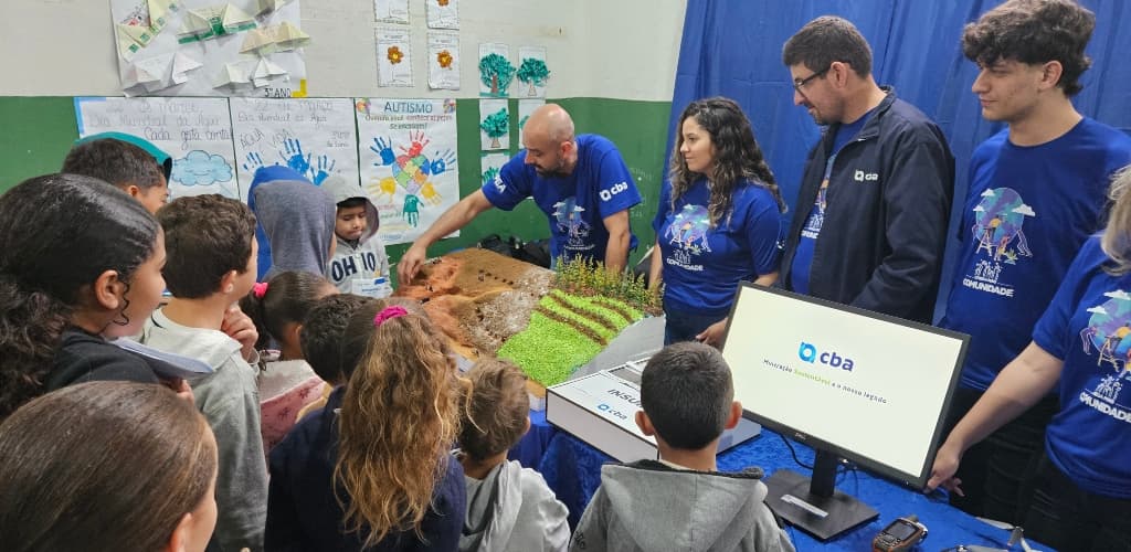 CBA apresenta operação e métodos de conservação em evento comunitário