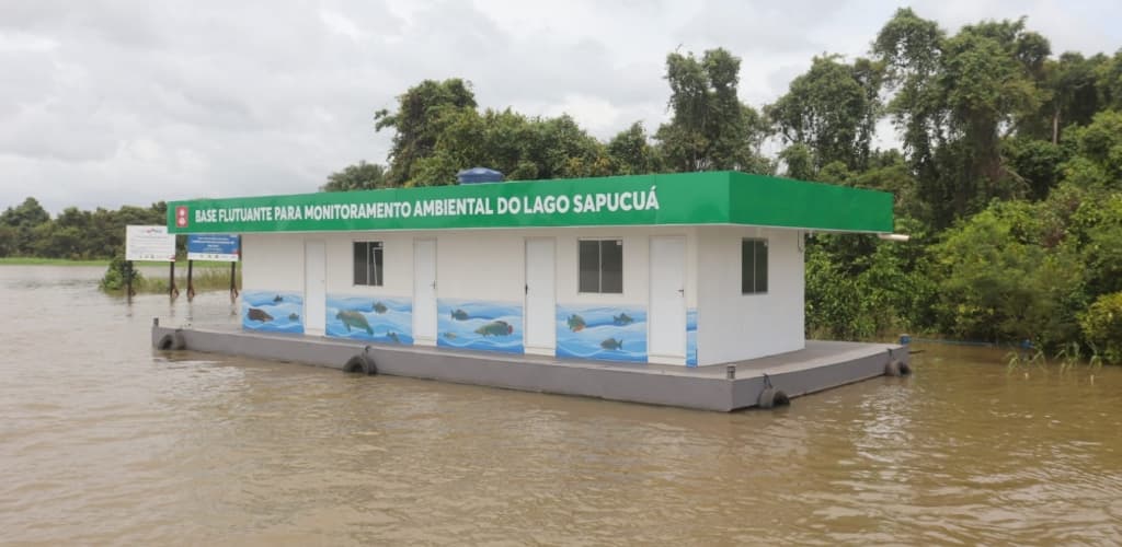 MRN entrega base flutuante para monitoramento ambiental em Oriximiná, no Pará