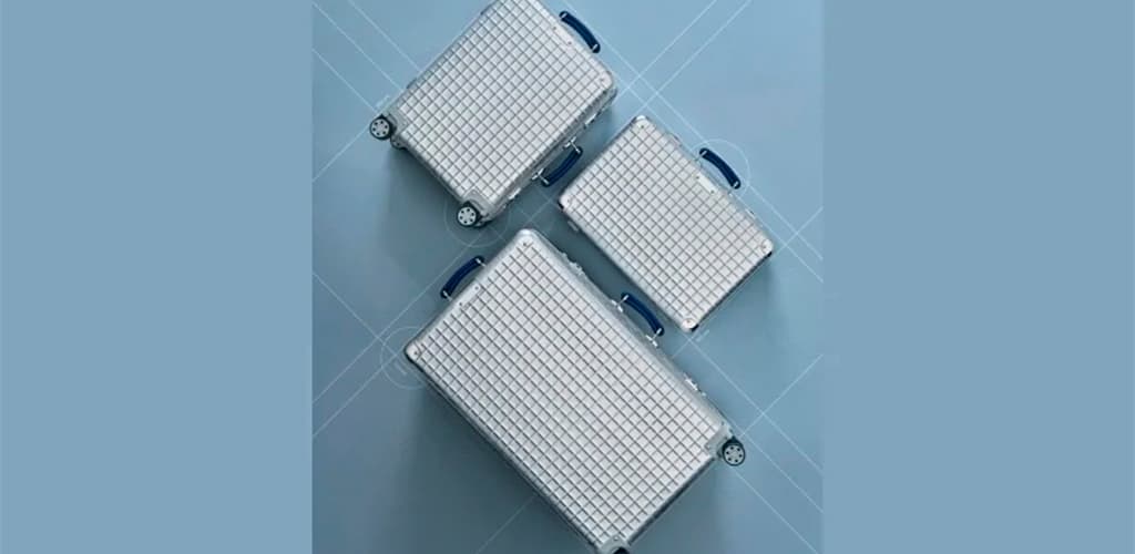 Rimowa lança mala de alumínio inspirada em design dos anos 1960