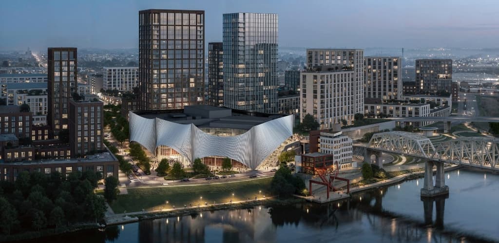 Centro de artes cênicas será revestido com cortina de alumínio