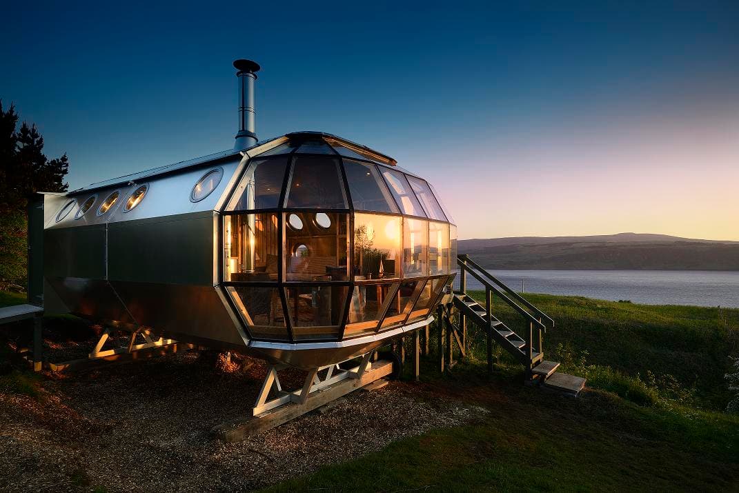 Casa leve de alumínio pode ser montada e realocada