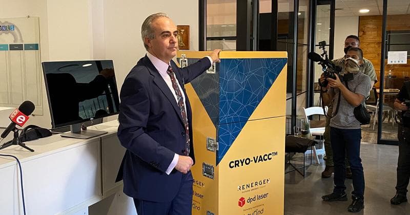 Renergen apresenta equipamento com alumínio para transporte de vacinas contra a Covid-19