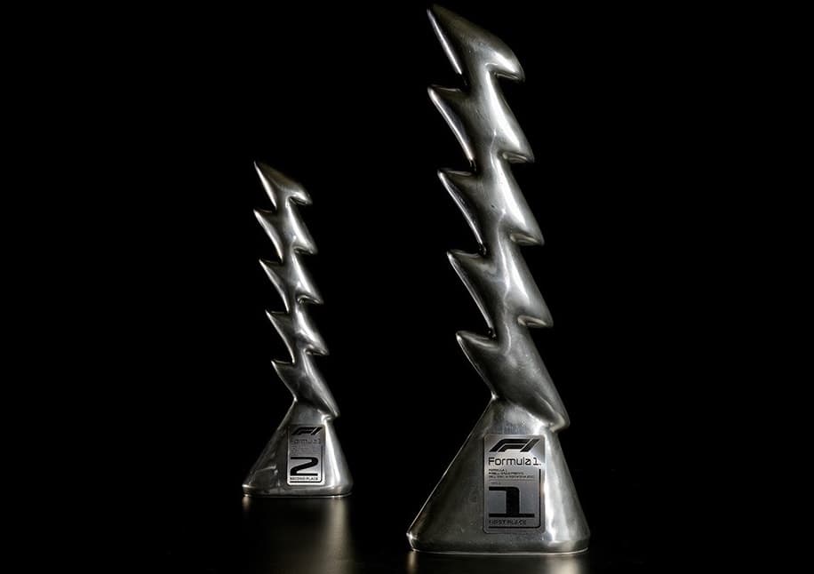 Troféus da Fórmula 1 em Ímola, na Itália, foram confeccionados com alumínio