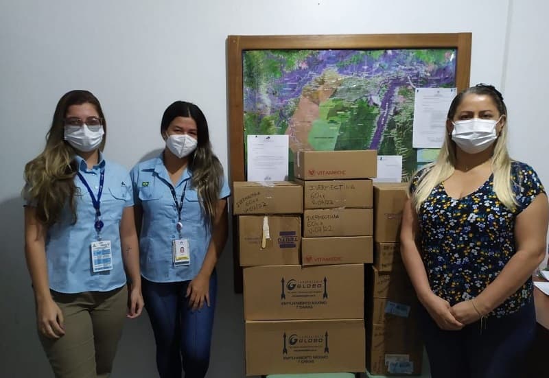 Alcoa faz doação de medicamentos para a área da saúde em Juruti (PA)