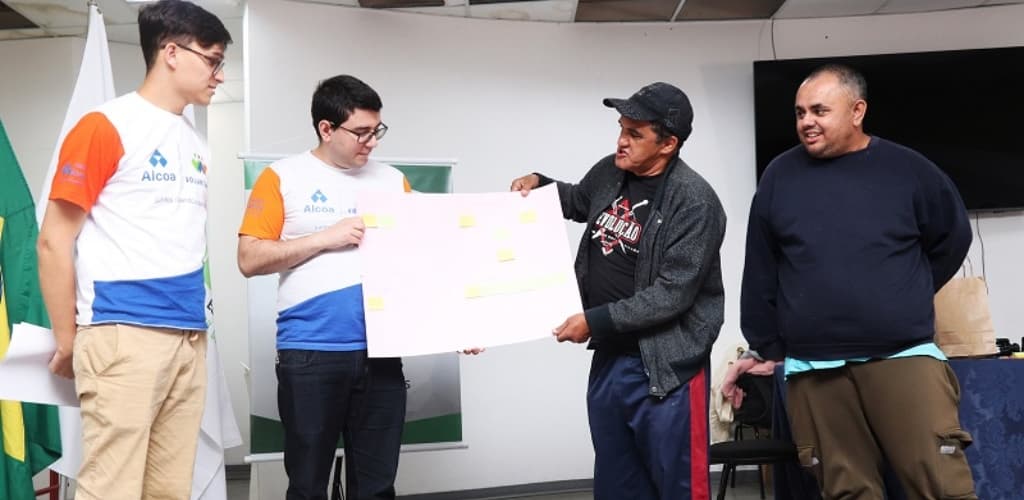 Ação de voluntários da Alcoa tem foco na geração de trabalho e renda