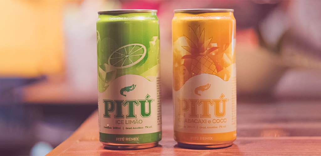 Pitú lança linha ice em lata de alumínio