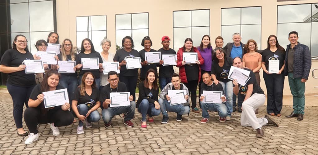 Oficina de massas em Andradas (MG) é concluída com apoio do Instituto Alcoa