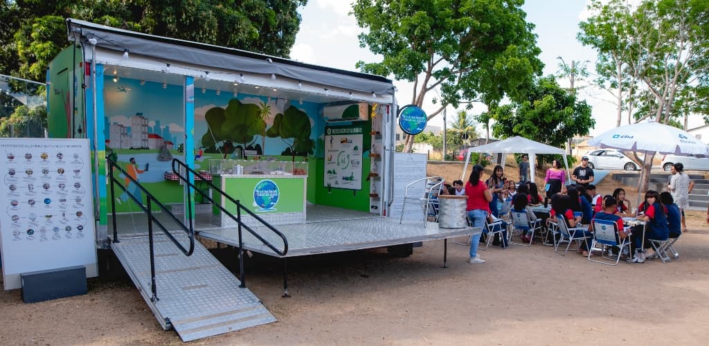 CBA leva trailer equipado com realidade virtual para Alumínio (SP)