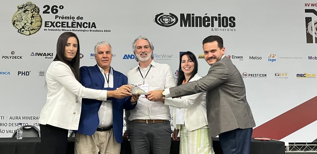 Case da CBA é destaque em prêmio de excelência da indústria minero-metalúrgica em Minas Gerais