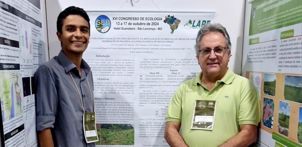 Parceria entre CBA e UFV é destaque em congresso de ecologia