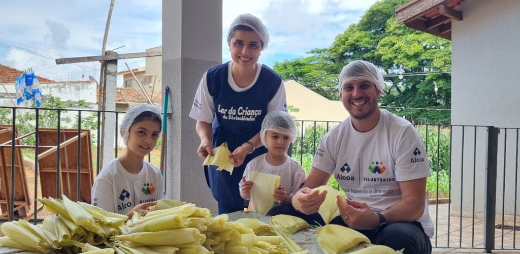 Creche recebe apoio da Alcoa Poços de Caldas por meio do programa Action