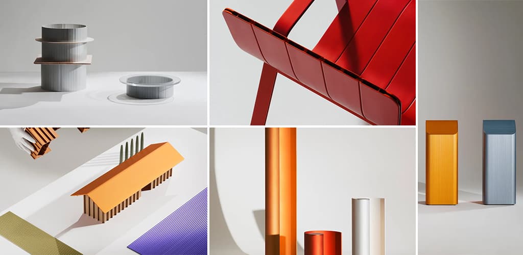 Hydro apresenta peças de alumínio reciclado na Semana de Design de Milão 2025