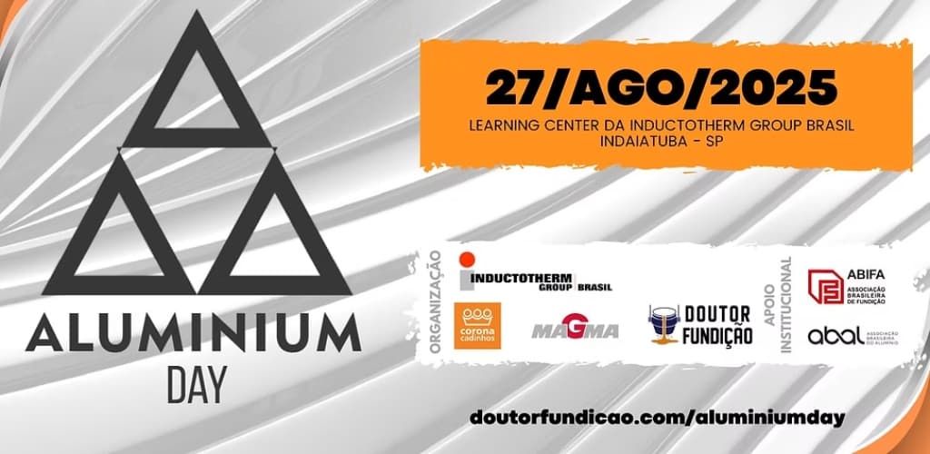 Evento gratuito em São Paulo discute o futuro da fundição de alumínio
